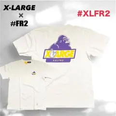 XLARGE × FR2 OGロゴ Tシャツ L 白 美品 #XLFR2 コラボのサムネイル
