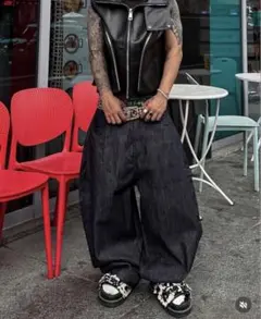 jaecaeser studio wide buggy pants - メルカリ