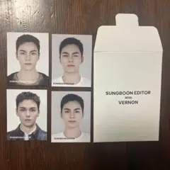 成分エディター 特典 バーノン 証明写真 4枚　アイドル　セブンティーン　セブチ