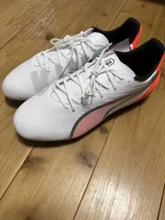 Puma KING サッカーシューズ ホワイト/オレンジ　PUMA