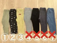 プティマイン80サイズレギンス　1点400円〜