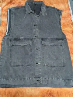 デニムノースリーブジャケット