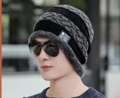 幾何学模様 ニット帽・ビーニー