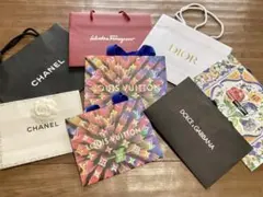 【8セット】VUITTON CHANEL DIOR フェラガモドルガバのサムネイル
