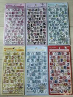 ボンボンドロップシール もじ サンリオ ６シートセット