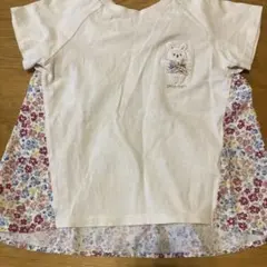 petit main 花柄 Tシャツ トップス110