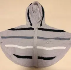 ジェラートピケ フード付きポンチョ