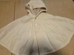 familiar ベビーポンチョ アイボリー 60-90