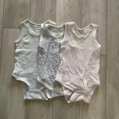 ベビー　肌着　ボディ肌着　ノースリーブ　メッシュ　女の子　80