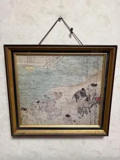 木製フレームの抽象模様パーテーション(生地 麻) - メルカリ