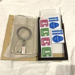 iPhone15ProMax ケース MagSafe対応 保護フィルム2枚