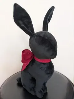 テディベア フェイクレザー 約45cm ハンドメイド製 くまのぬいぐるみ
