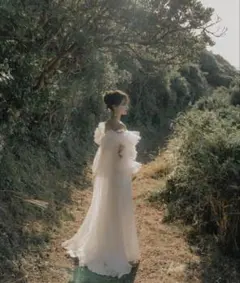 【ブーケセット可＋4.500円】ウェディングドレス　前撮り　ロケーション