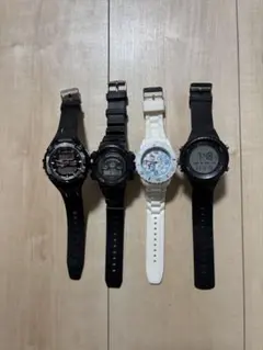 デジタル腕時計4点セット