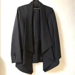 【定価3.1万/極美品】Diagram トリアセドレープジャケット 黒 36