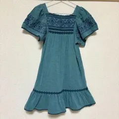 ANNA SUI mini 刺繍ワンピース 120