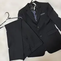 美品 卒業式 男の子 フォーマル スーツ 卒服 卒業式 小学校 160 ネイビー