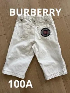 Burberry バーバリー　ホワイト ハーフパンツ　ショートパンツ