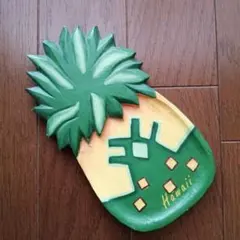 パイナップル型 木製トレイ　Hawaiiのサムネイル
