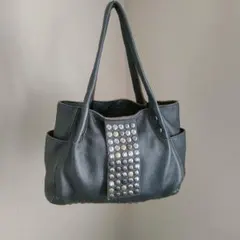 TRES トレ スタッズ レザー グレー y2kのサムネイル