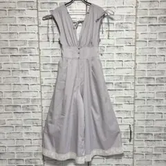 axes femme POETIQUEドロストデザイン コンビネゾン ラベンダーのサムネイル