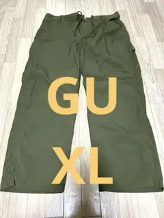 GU カーゴパンツ オリーブグリーン