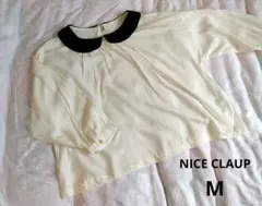 NICE CLAUP☆襟付きブラウス