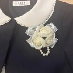 120センチ　ELLE EN NOIR ストライプ ワンピース