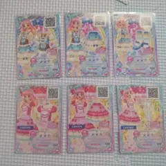 友希あいね　Sugar Melodyアイカツ カードセット６枚