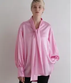 【タグ付き】 ルフィル　ハイネックシアーボイルブラウス　新品未使用 LE PHIL]ハイネックシアーブラウス | KOBUNSHA SELECT SHOP