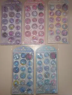 カプセルポップシール　5枚セット