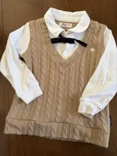 Polo Ralph Lauren ベージュ ケーブルニットベスト