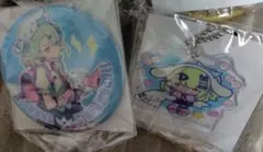 ゼンレスゾーンゼロ×サンリオ　GiGO　缶バッジ 千夏×シナモロール