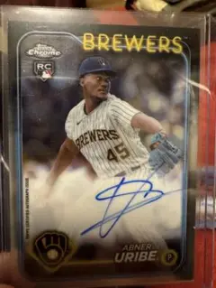 ABNER URIBE サイン入りルーキーカード　topps