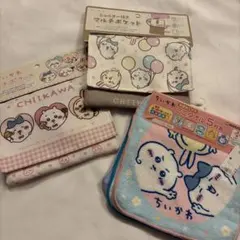 ちいかわ　移動ポシェット＆ミニタオル5枚組