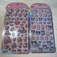 COTTON PUFFY マイメロ クロミ キティ シールセット