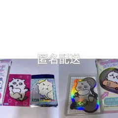 ちいかわ あのこ クリアカード キャラカットステッカー 丸美屋 キラキラシール