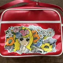 昭和レトロ リカちゃん 通園バッグ 幼稚園バッグ 当時物 デッド