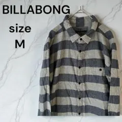 BILLABONG ビラボン 長袖 ネルシャツ メンズ Mサイズのサムネイル