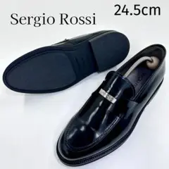 【大人メンズライク女子】 セルジオロッシ ローファー 約24.5cm Italy