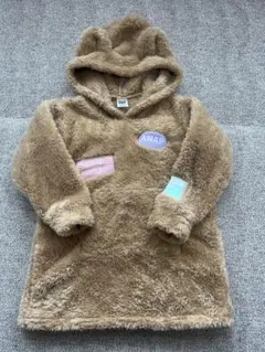 ANAP KIDS クマ耳ボアチュニック ワンピース　105-115
