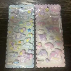 正規品　もちもちマシュマロシール　シナモロール　マイメロ×クロミ　セット売り