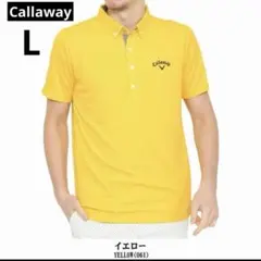 Callaway ゴルフウェア クールフェスタ 変形カノコ ボタンダウン　L