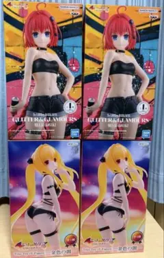最終値下げToLOVEるダークネス 金色の闇 黒咲芽亜 フィギュア 2種4個