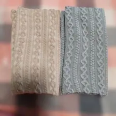 内側シルク二重編　足首ウォーマー　2色　新品未使用