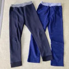 長ズボン　２枚セット　130サイズ　裏起毛　レギンスパンツ　西松屋　男の子