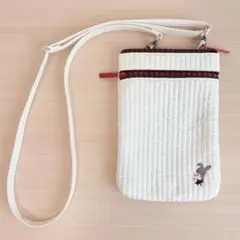 ファミリア ピオヌンナル コラボ ショルダーバッグ 白