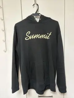 Summit フード付きパーカー 黒