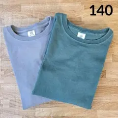デビロック　140㎝　2点　Tシャツ　まとめ売り　グレー　グリーンのサムネイル