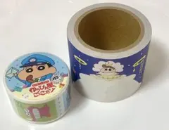 クレヨンしんちゃん　ゆうびん屋さんごっこだゾ　マスキングテープ　ロール付箋